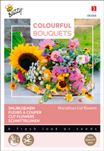 Buzzy Colorful Bouquets -kukkasiemenseokset