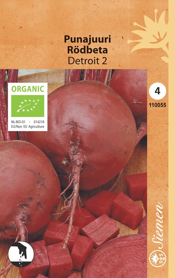 Luomu punajuurikas Detroit 2