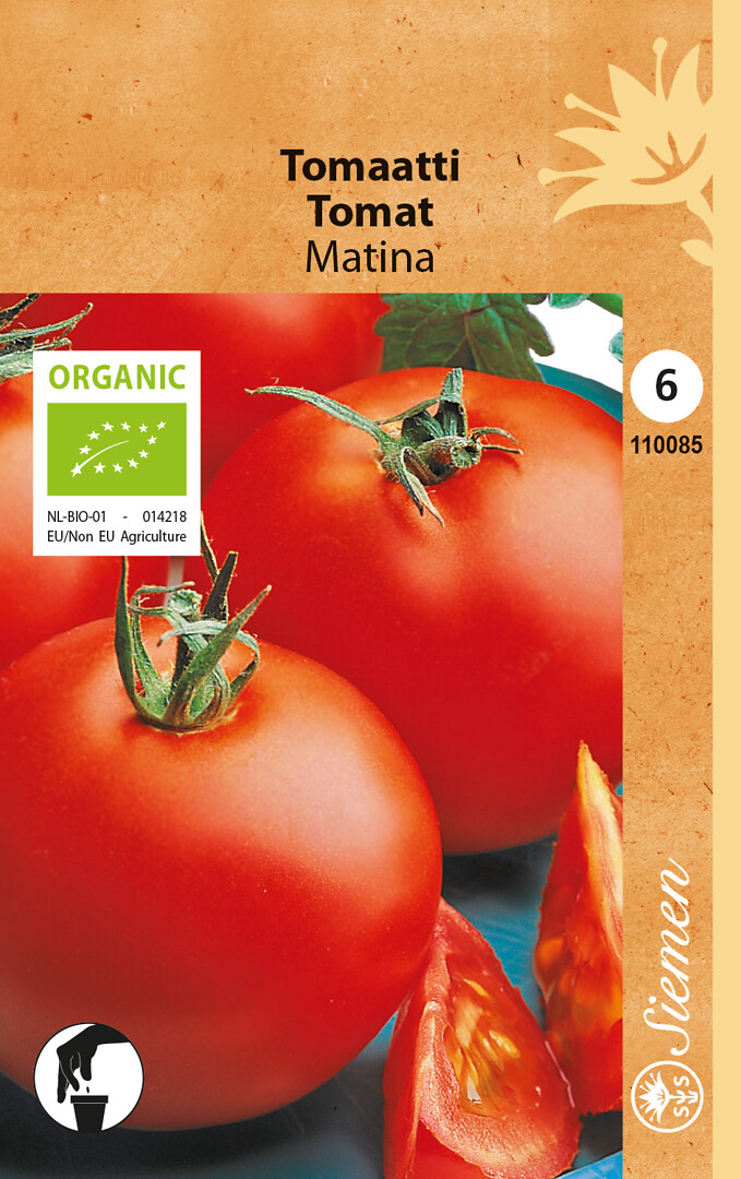 Luomu tomaatti Matina