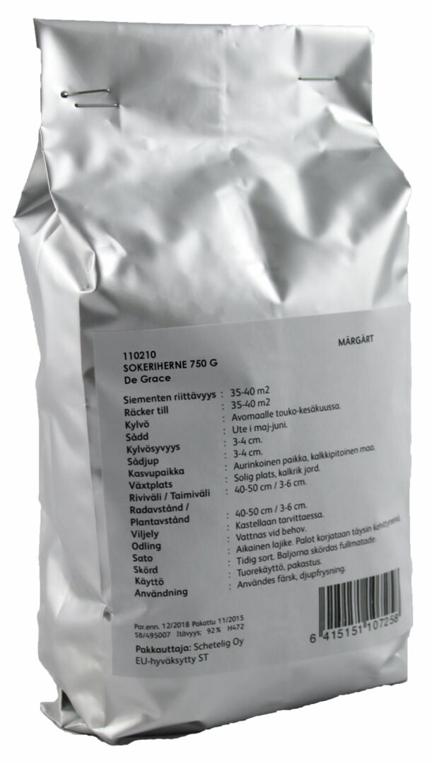 Sokeriherne De Grace 750 g
