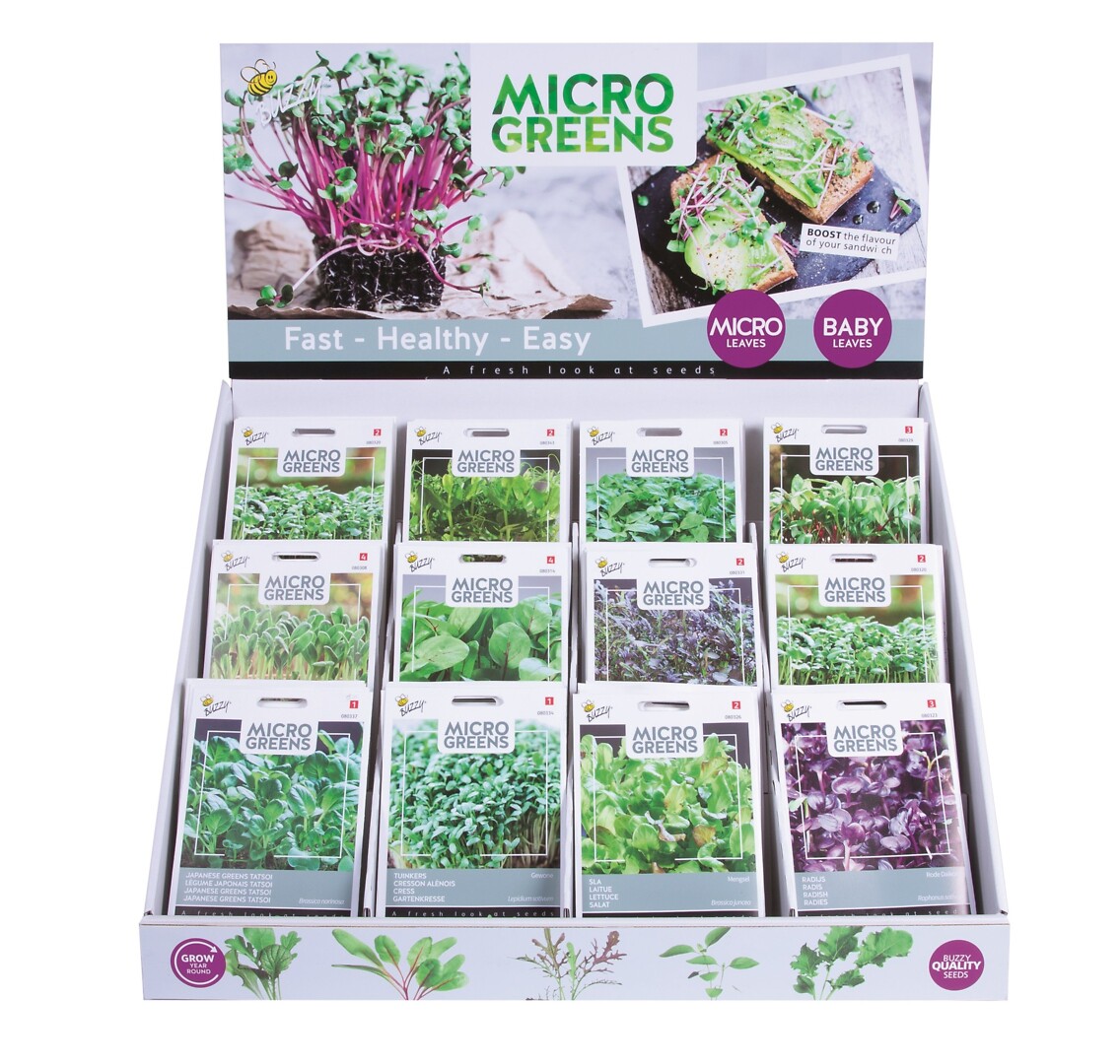 Kassadisplay Microgreens 11x10
