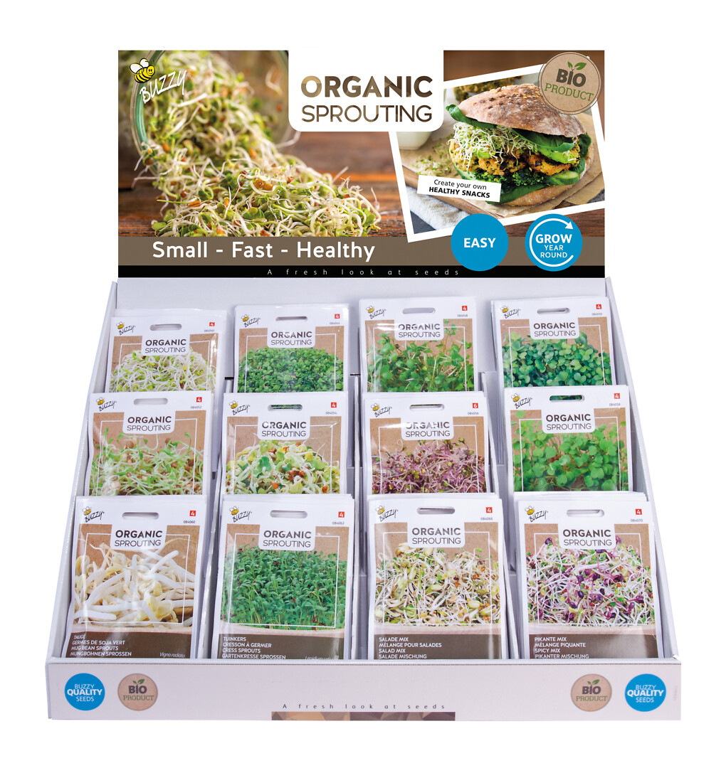 Kassadisplay Organic Sprouting 11x10