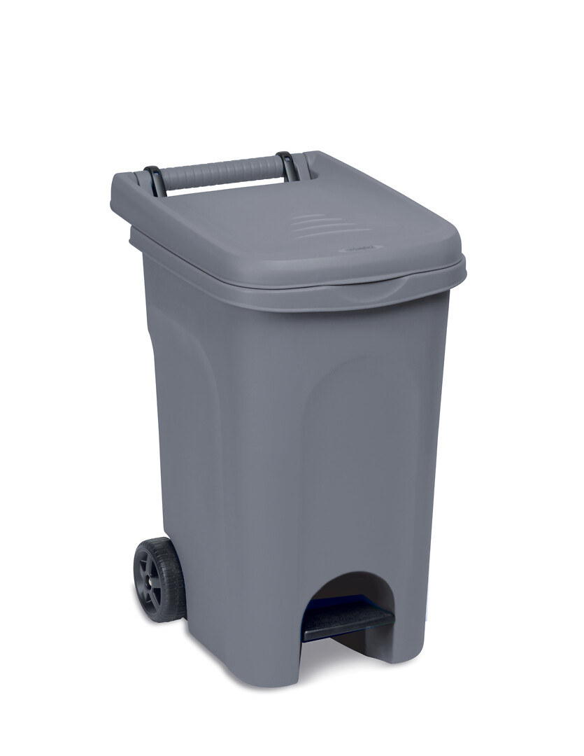 Jäteastia Urban Eco 60 l polkimella harmaa