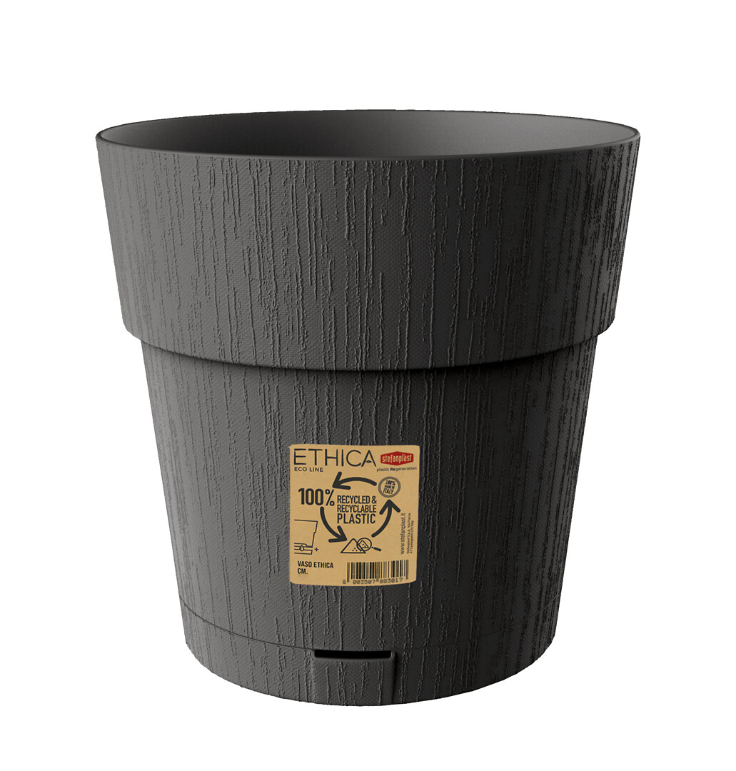Ethica ruukku 25 cm harmaa