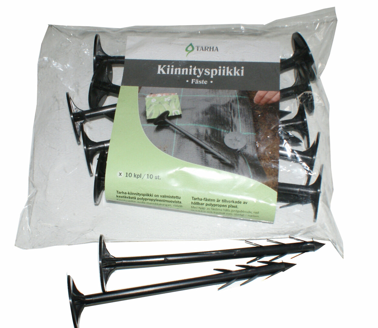 Kiinnityspiikki 20 cm, 10 kpl/pss
