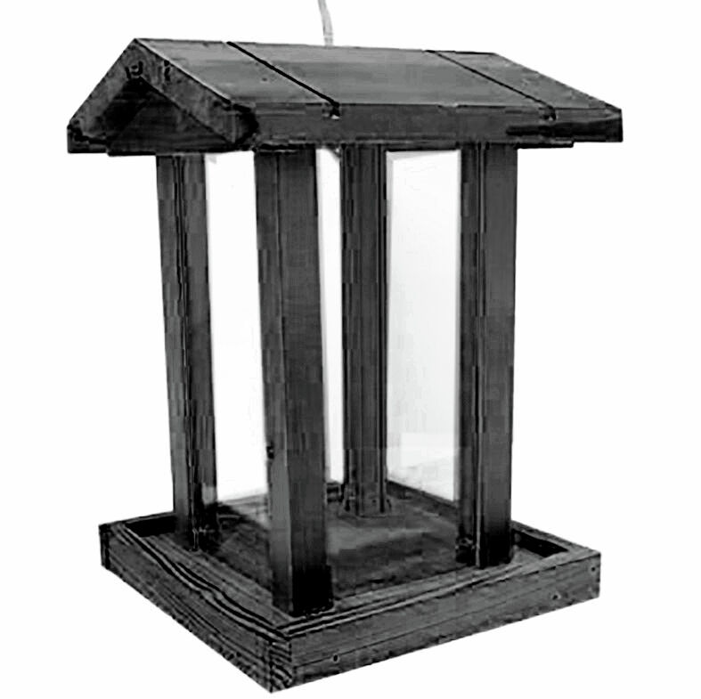 Syöttölaite musta 20x20x28cm