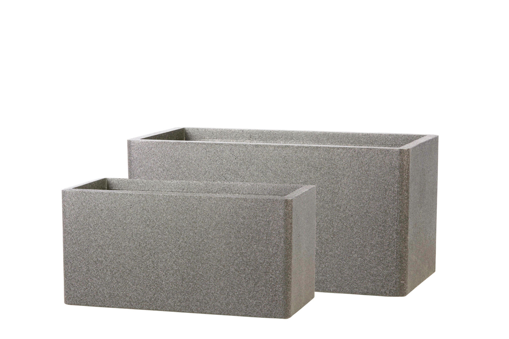Termoruukku Rectangle, 2 ruukun setti, harmaa