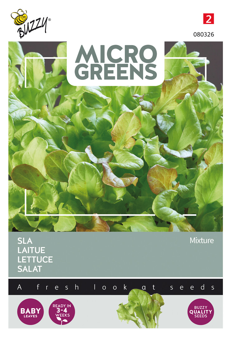 Microgreens lehtisalaattisekoite