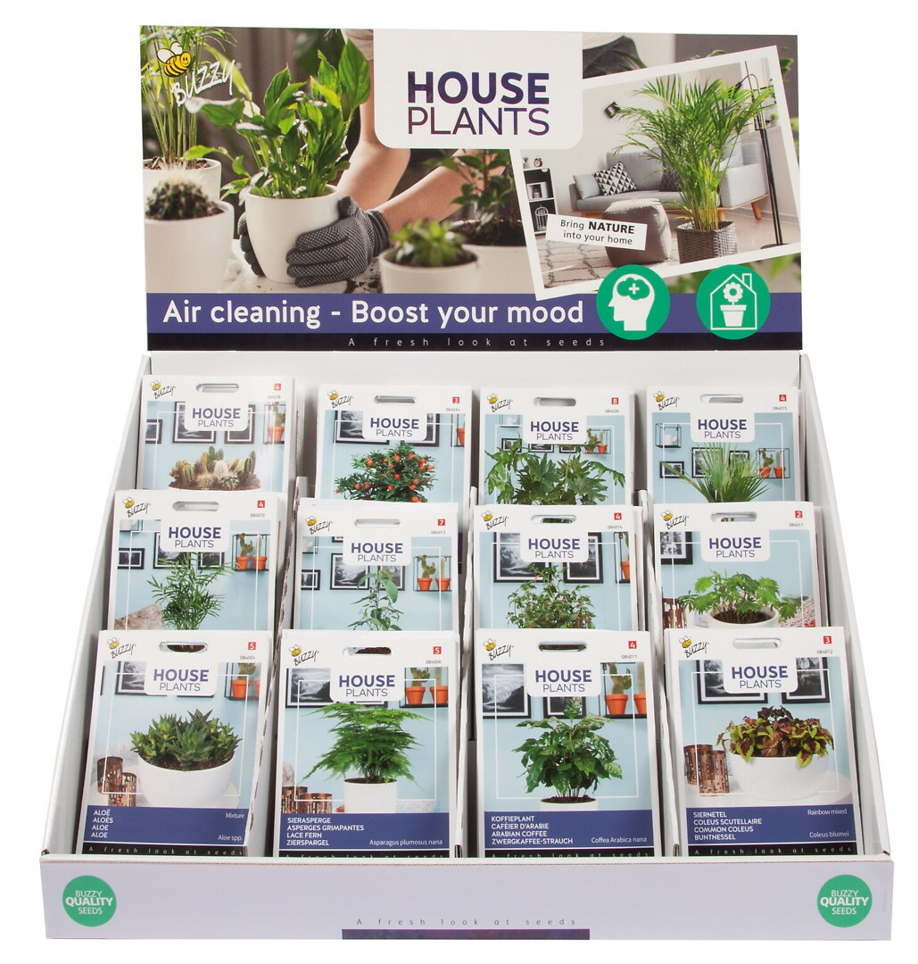 Kassadisplay House Plants 12x10