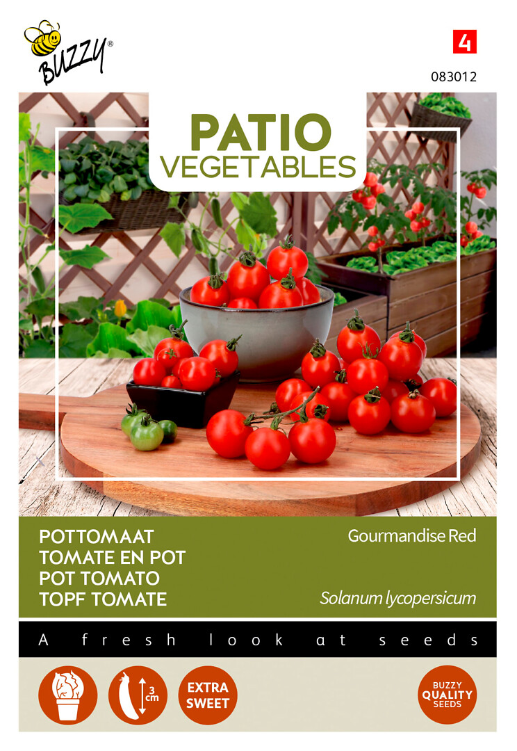 Patio Veggies ruukkutomaatti Gourmandise Red