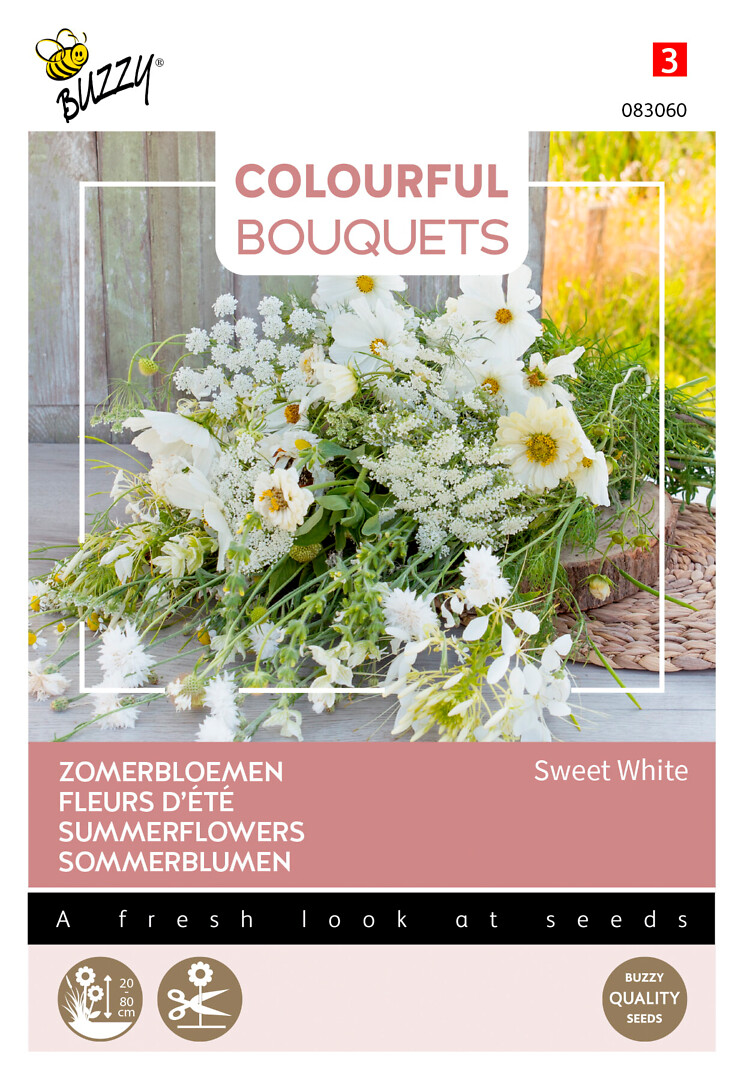 Colorful Bouquets Sweet White