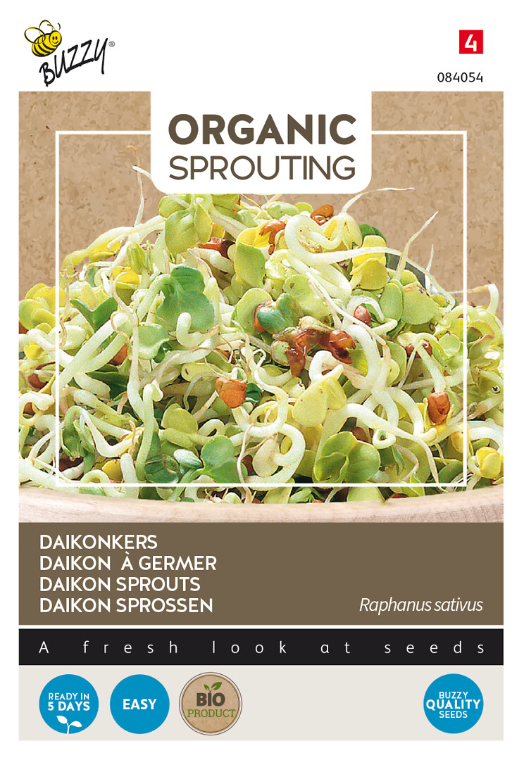 Bio Sprouting daikon-retikka