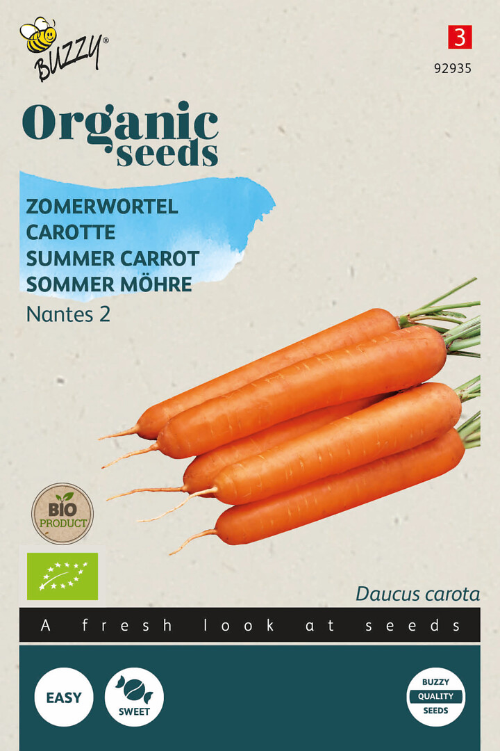 Organic kesäporkkana Nantes 2