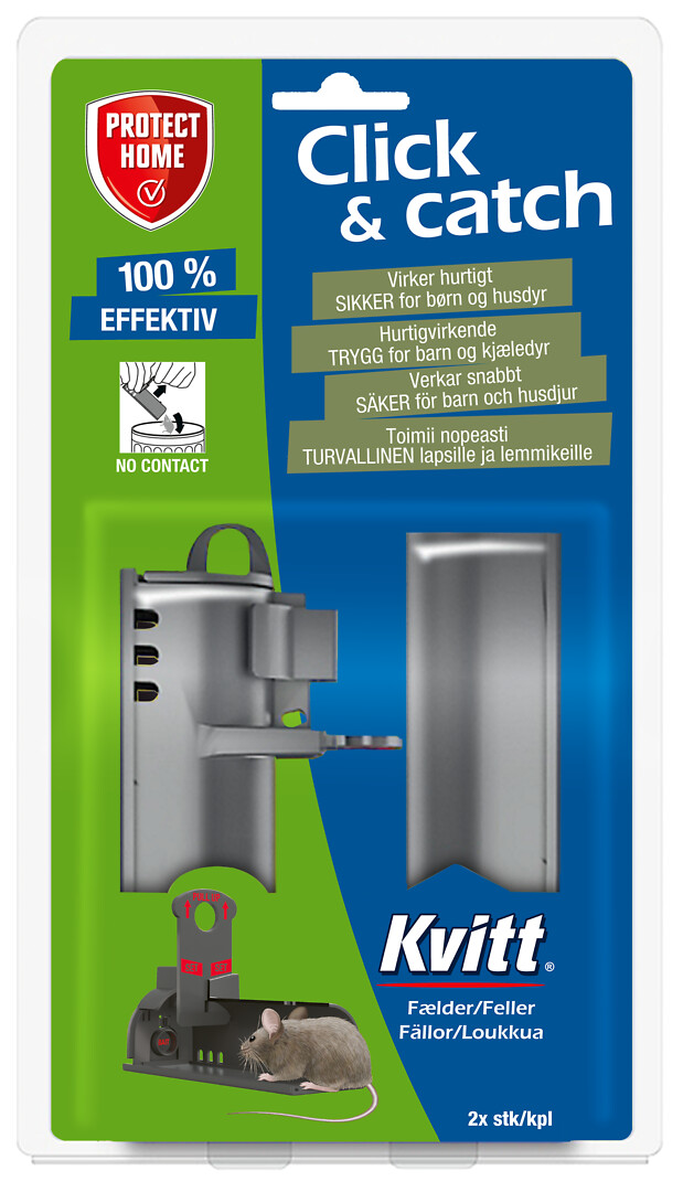 Kvitt Hiirenloukku Click & Catch 2 kpl/pkt