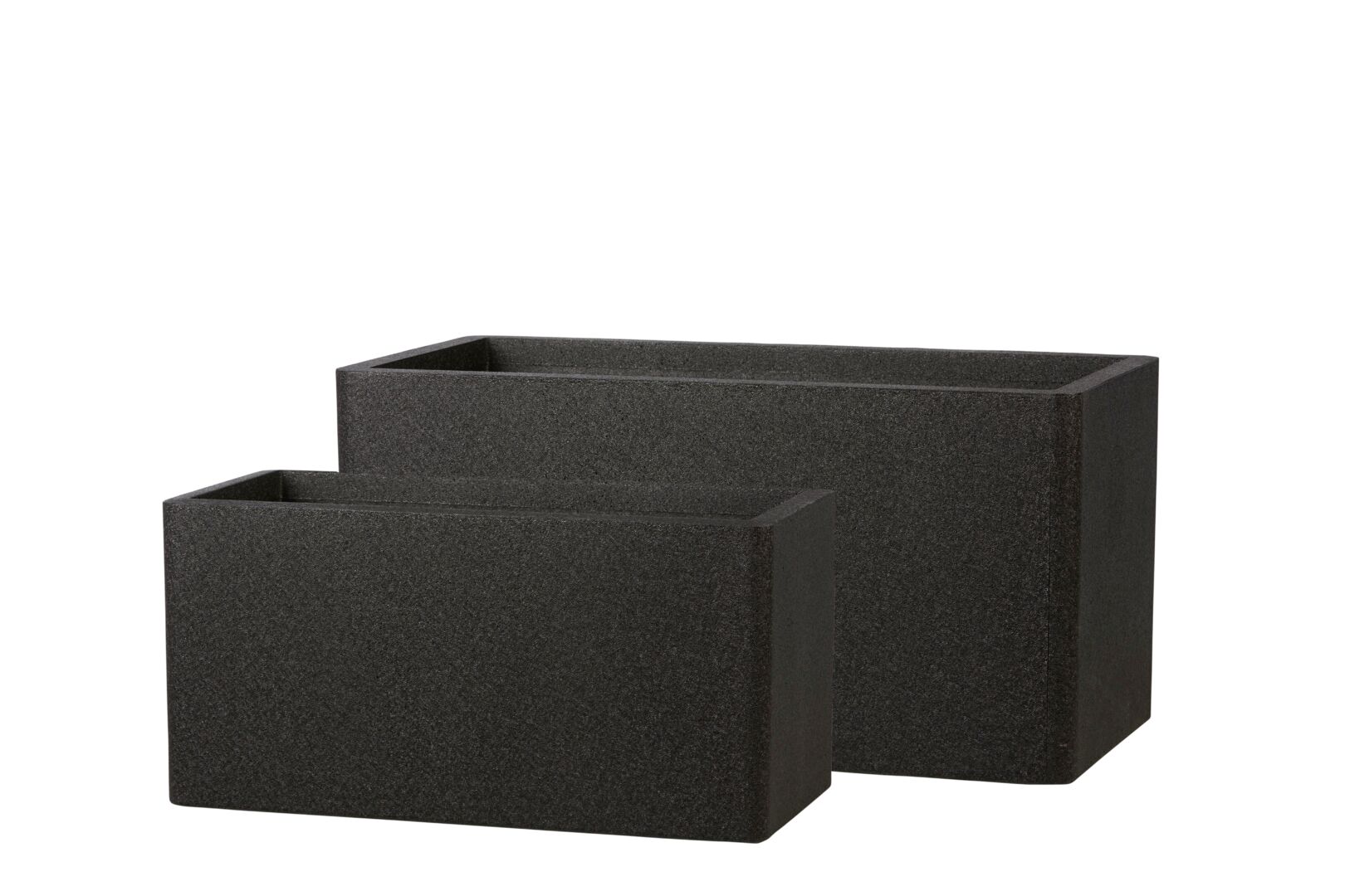 Termoruukku Rectangle, 2 ruukun setti, musta