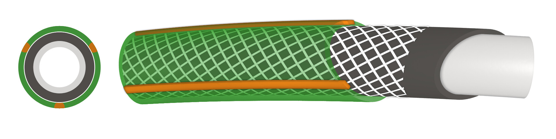 Kasteluletku 1" Ø25 mm 25 m Greenbos Plus