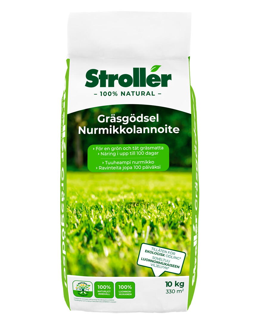 Stroller 100% Natural Nurmikkolannoite 10kg