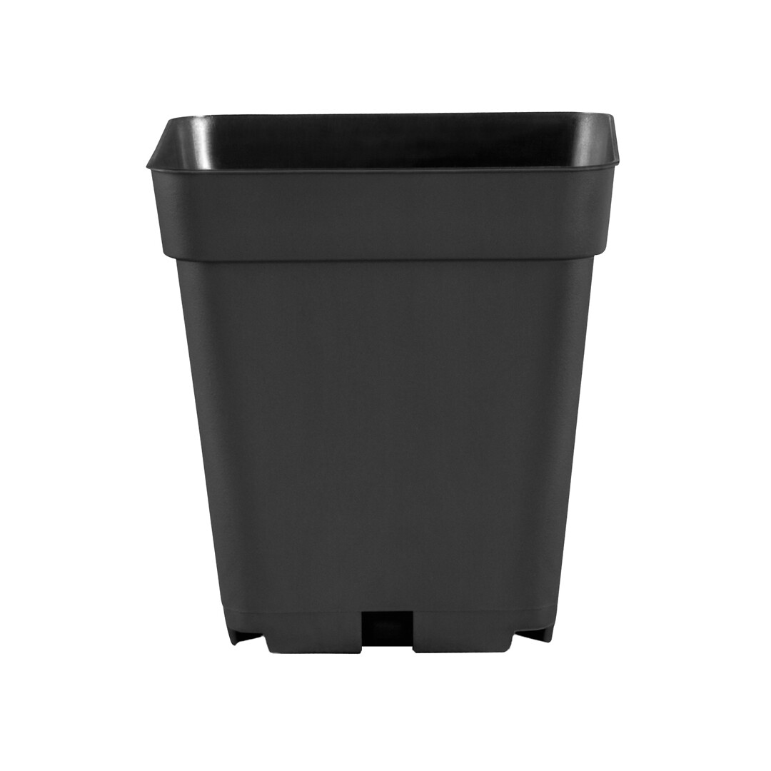 Nelikulmainen kova ruukku MQA 15x15x20 harmaa 130 kpl
