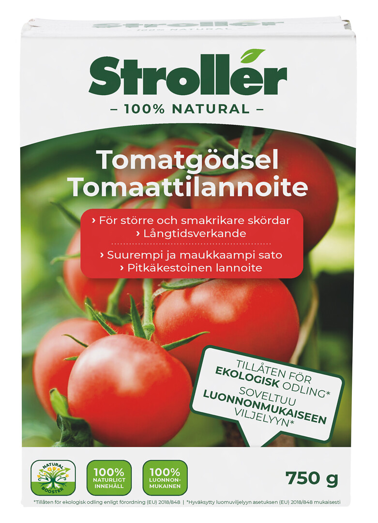 Stroller 100% Natural Tomaattilannoite 750g