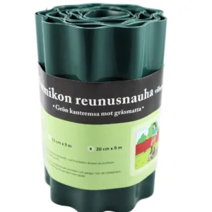 Nurmikonreunusnauha 20 cm x 9 m vihreä