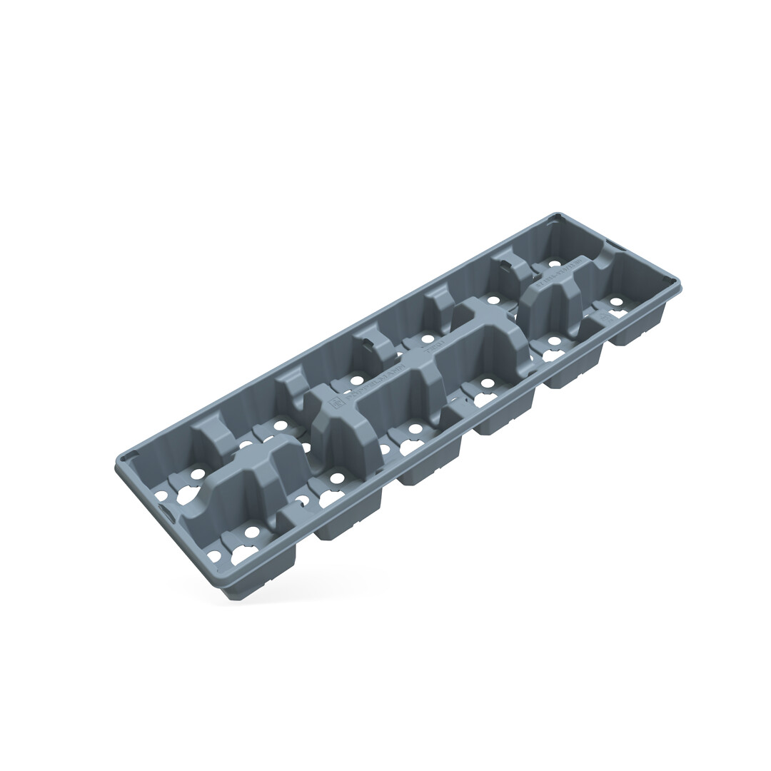 ST 1856-9x9/ 12BD (12x 9x9cm) ruukkualusta harmaa 2160 kpl
