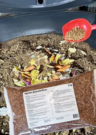 Bokashirouhe kompostoriin